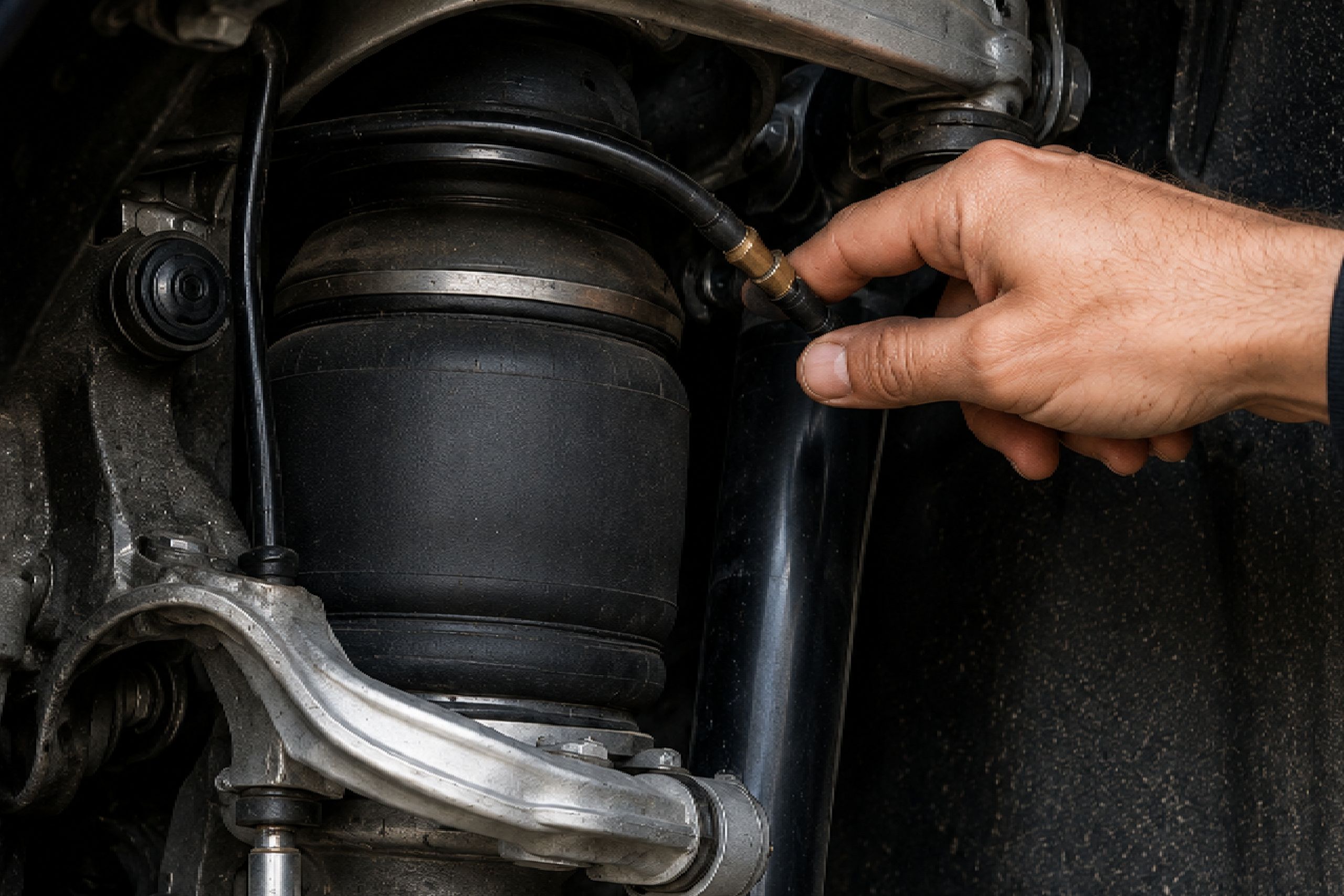 Kaip patikrinti pneumatinę pakabą per 5 minutes prieš perkant automobilį?
